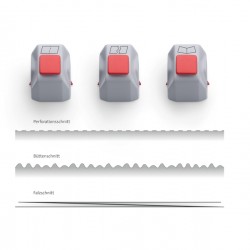 Lame assortite - per taglierina Hobby 508 new - 59 x 21 cm - Dahle - conf. 3 pezzi