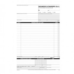 Blocco DDT - 33/33/33 copie autoric. - 29,7 x 21,5 cm - DU1687CD330 - Data Ufficio