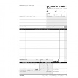 Blocco DDT - 33/33/33 copie autoricopianti - 21,5 x 14,8 cm - DU1607CD330 - Data Ufficio