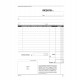 Blocco registro onorari/fatture ricevute sanitarie - 50/50 copie numerate autoricalcanti - 21,5 x 14,8 cm - DU16547N000 - Data U