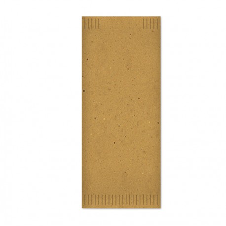 Busta portaposate - in fibra riciclata - con tovagliolo - 38 x 38 cm - Fato - conf. 700 pezzi