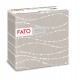Tovagliolo linea AirLaid - carta - 40 x 40 cm - perla / tortora - Fato - conf. 50 pezzi