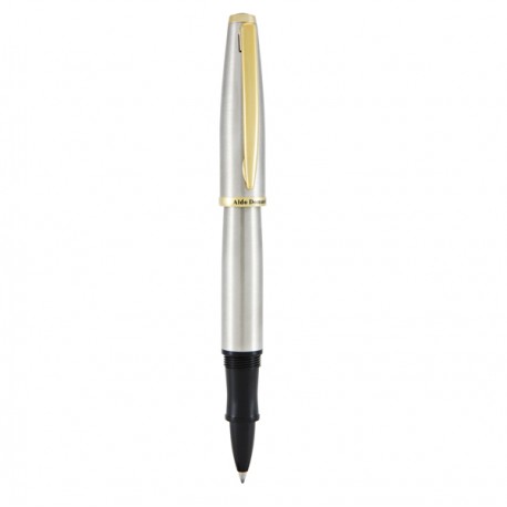 Penna roller Aldo Domani - punta M - fusto silver - Monteverde