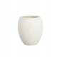 Bicchiere porta spazzolini linea Stone - bianco - King Collection