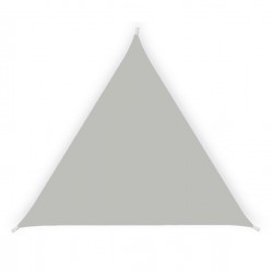 Tenda a vela triangolare ombreggiante - 3,6 x 3,6 x 3,6 m - PL - cenere - Garden Friend