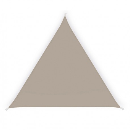 Tenda a vela triangolare ombreggiante - 5 x 5 x 5 m - PL - tortora - Garden Friend