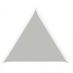 Tenda a vela triangolare ombreggiante - 5 x 5 x 5 m - PL - cenere - Garden Friend