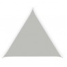 Tenda a vela triangolare ombreggiante - 5 x 5 x 5 m - PL - cenere - Garden Friend