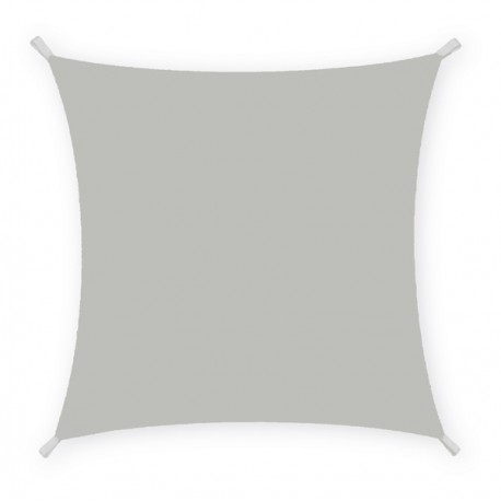 Tenda a vela quadrata ombreggiante - 3 x 3 m - PL - cenere - Garden Friend
