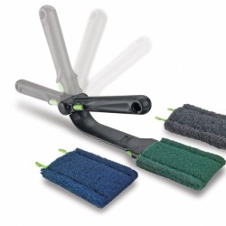 Tamponi bassa aggressività Fryer&Kitchen Cleaning Tool - blu - Scotch-Brite - conf. 6 pezzi