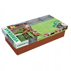 Kit Orto urbano - 115 x 58 x 28 cm - PE - terracotta - Verdemax