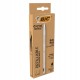 Penna sfera Cristal Re'New - con cappuccio - 1 mm - nero - Bic