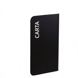 Etichetta adesiva raccolta differenziata - con stampa "CARTA" - 50 x 300 mm - vinile - bianco opaco - Medial