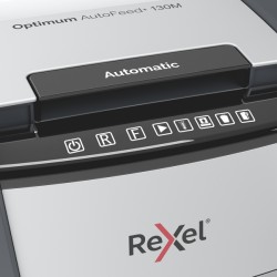 Distruggidocumenti Optimum AutoFeed+ 130M - a micro frammenti - Rexel