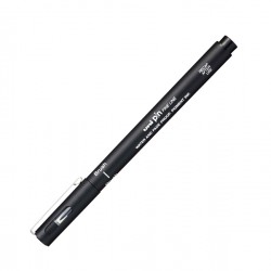 Pin fineliner - punta Brush - nero - Uni Mitsubishi