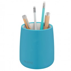 Portapenne Cosy - 10,8 x 8,5 cm - ceramica - blu - Leitz