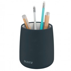 Portapenne Cosy - 10,8 x 8,5 cm - ceramica - grigio - Leitz