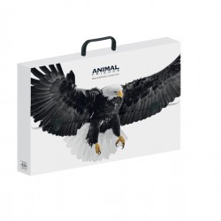 Valigetta polionda Animal Friends - 38 x 53 cm - dorso 5 cm - fantasie assortite - Colorosa