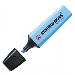 Evidenziatore Stabilo Boss Pastel - colori assortiti - tratto 2 - 5 mm - Stabilo - astuccio 4 pezzi