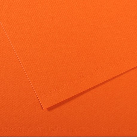 Foglio Mi-Teintes - A4 - 160 gr - arancione - Canson