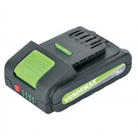 Batteria di ricambio - per attrezzi - 20 V - 2,5 AH - art. 4356 - Verdemax