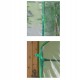 Serra Clematis - a casetta - 155 x 155 x 205 cm - acciaio verniciato/PVC - verde/trasparente - Verdemax
