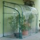 Serra Oleander - a parete - 200 x 100 x 215 cm - acciaio verniciato/PVC - verde/trasparente - Verdemax