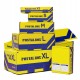 Scatola spedizioni Postal Box - XS - 34 x 24 x 6 cm - giallo/blu - Blasetti