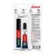 Colla Super Attak - adesivo liquido e attivatore in penna - adatto per incollare plastiche domestiche - 2 gr + 4 ml - trasparent