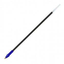 Refill sfera Cristal Re'New - punta 1 mm - blu - Bic - blister 3 pezzi