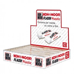 Gomma Flash - in vinile - bianco - Koh.I.Noor - conf. 20 pezzi