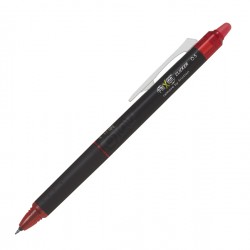Penna sfera a scatto Frixion ball clicker Synergy - punta 0,5 mm - rosso - Pilot