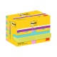 Blocco Post-it Super Sticky - 655-6SS-PLAY - 47,6 x 47,6 mm - colori Cosmic - 90 fogli - Post-it - conf. 12 pezzi