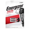 Pila AAAA - 1,5V - LR61 - Max - Energizer - blister 2 pezzi