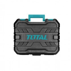 Valigetta - con trapano avvitatore - 127 accessori - Total