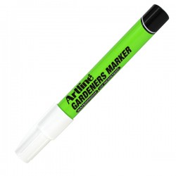 Marcatore permanente - per giardinaggio - punta tonda 2,3 mm - bianco - Artline