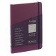 Taccuino Ecoqua Plus - con elastico - rilegatura cucita - A5 - righe - 80 fogli - vino - Fabriano
