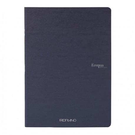 Maxiquaderno Ecoqua original PM - A4 - 90 gr - 1 rigo - 40 fogli - blu scuro - Fabriano