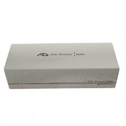 Penna stilografica Aldo Domani - punta M - fusto azzurro italia - Monteverde