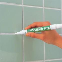 Marcatore permanente - per fughe Grout Pen - punta a scalpello - tratto 2,0-4,0 mm - bianco - Artline
