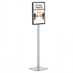 Espositore Info Stand Basic - da pavimento - A3 - Durable