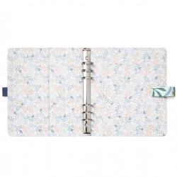 Organiser Botanical - f.to Personal 187 x 153 x 40 mm - con cinturino - menta - Filofax