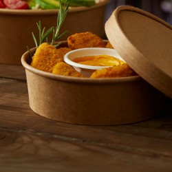 Coperchio Street Food - per insalatiere - Ø 18,4 cm - trasparente - Leone - conf. 24 pezzi