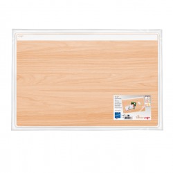 Sottomano Silva - 58,5 x 38,5 cm - trasparente/stampa legno - Cep