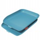 Kit doppia vaschetta portacorrispondenza Cosy - blu - Leitz