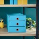 Cassettiera Click&Store Cosy - 3 cassetti - blu - Leitz