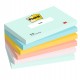 Blocco Post-it - 655-BEA - 76 x 127 mm - colori Beachside - 100 fogli - Post-it - conf. 6 pezzi