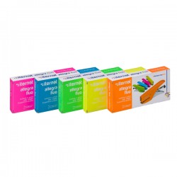 Cucitrice a pinza Allegra Fluo - passo 6 - rosa - Iternet