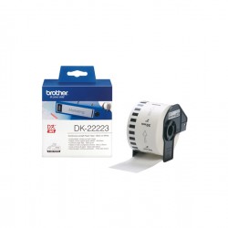 Brother - Rotolo etichetta continua - carta adesiva - Nero/Bianco - 50mm x 30,48mt - DK-22223