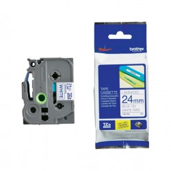 Brother - Nastro - Blu/Bianco - TZE252 - 24mm x 8mt